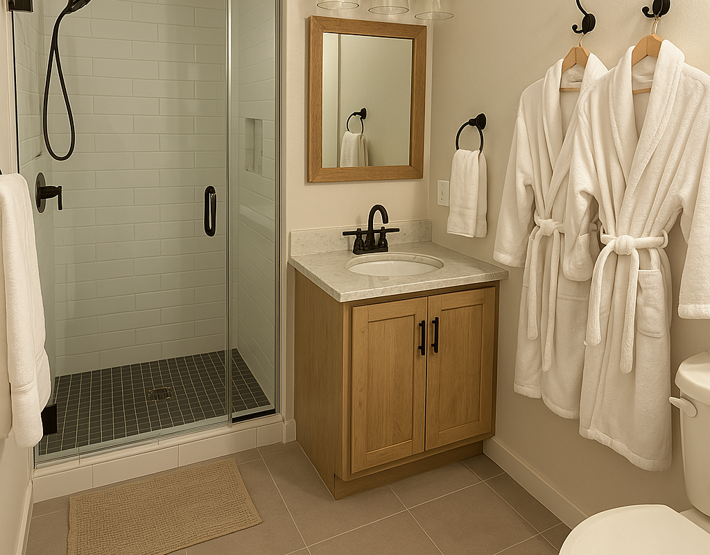 Sparkling clean living room after a house cleaning service in Jersey City, NJ