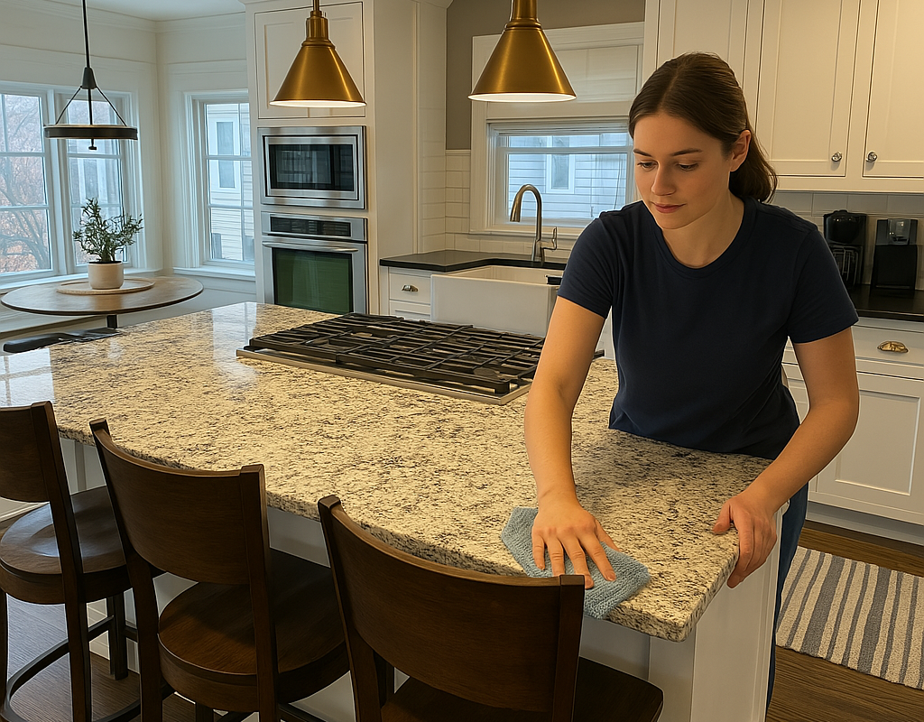 Dusting and surface cleaning in McKinney, TX home