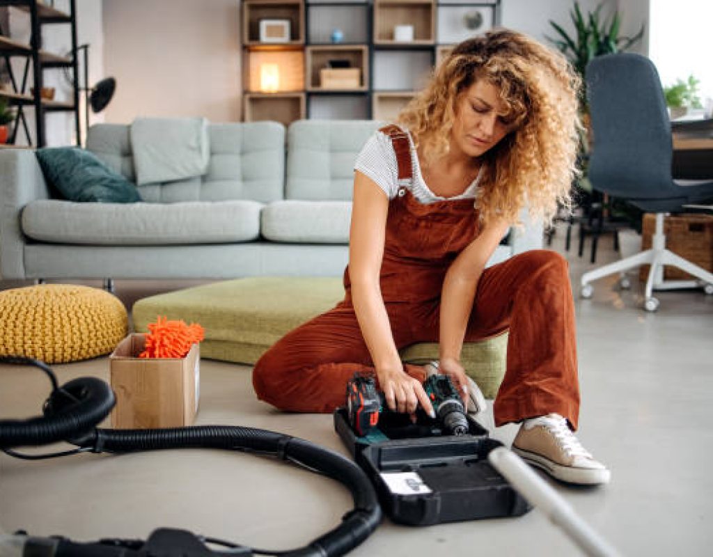 Expert cleaning technician completing whole-home deep cleaning for improved cleanliness quality.