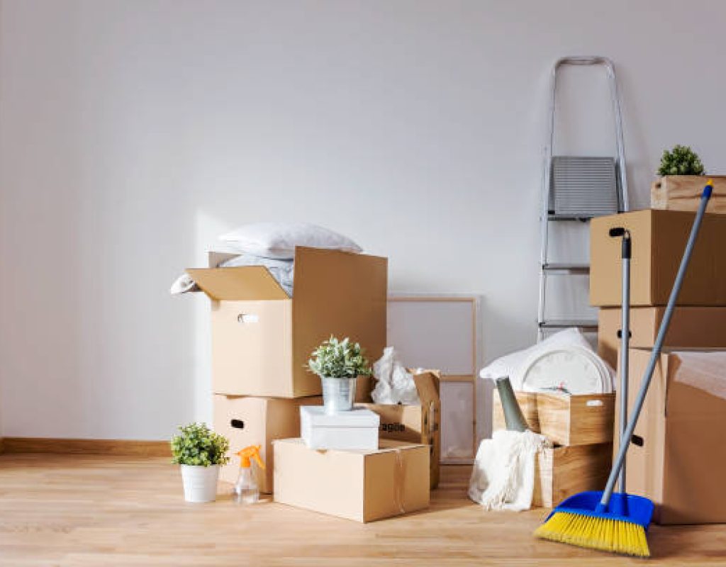 Professional move in cleaning service preparing home for new occupants