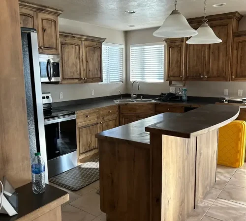 Sparkling kitchen cleaned by North Jersey House Cleaning in Teaneck